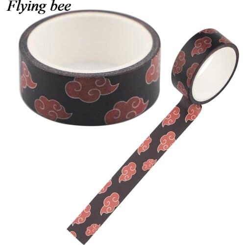 Flyingbee 15mmX5m Anime Style Washi Tape Diy Decoration Scrapbooking Planner Adhesive Tape Label Sticker Stationery X1047