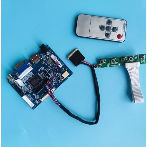 Kit Work for B101EW01 V0/V1/V2 40pin 2AV VGA AV Remote LVDS 1280x720 Panel HDMI Screen Controller Board Monitor Display 10.1"