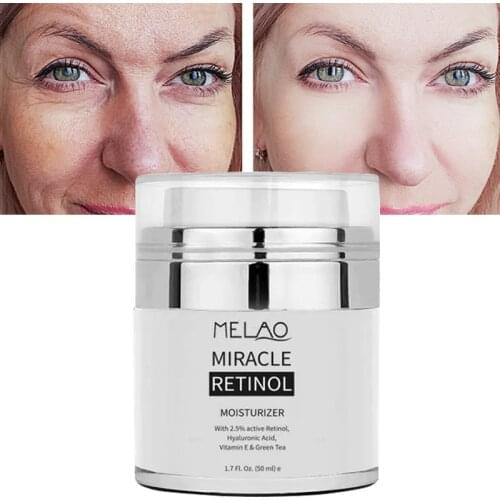 Face Cream Anti-Wrinkle Anti-Aging Fades Fine Lines Pores Oil Control Brighten Repair Lifting Firming Retinol Skin Care 50ml