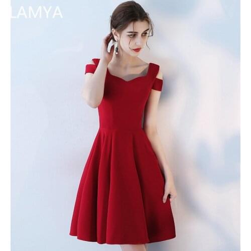 Lamya Womens Satin Dresses