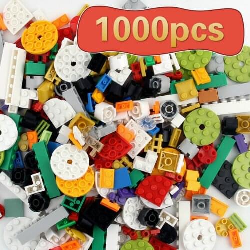 1000 Pieces DIY Building Blocks Sets City Creative Bricks Compatible All Brands Classic Educational Assemble Toys for Children