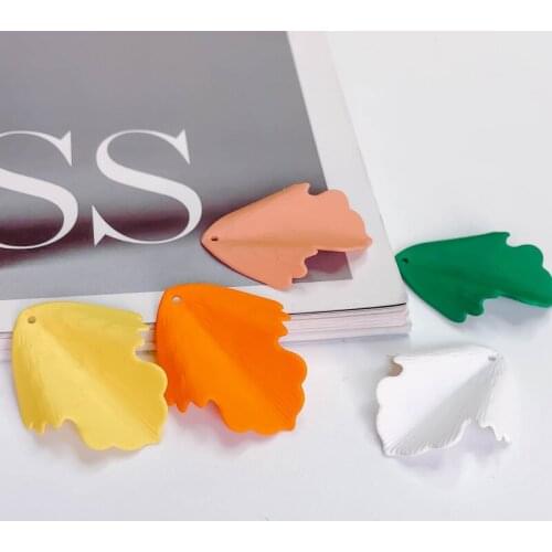 Eardrop Accessories Fish Resin Plastic Pendant Earring Necklace Charms Diy Making Material Jewelry Finding 10pcs