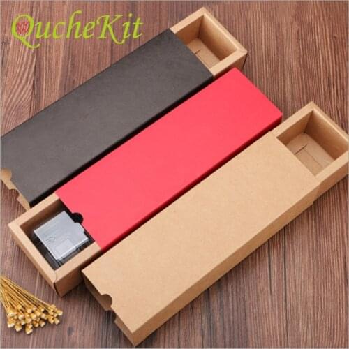 Kraft Paper Gift Boxes For Packaging Baking Cookie Macaron Drawer Box DIY Handmade Candy Chocolate Case Wedding Cake Wrapping