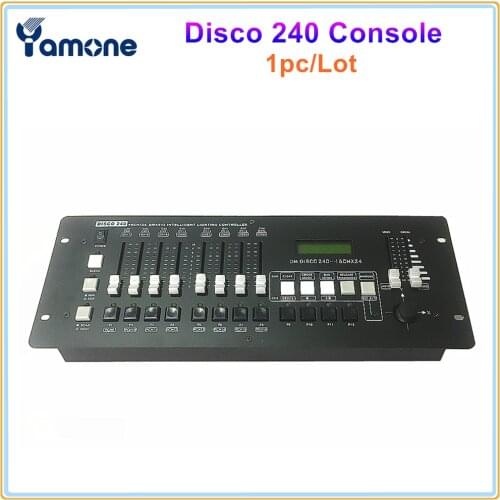 1pc/Lot Professional 240 Disco DMX Controller DMX512 DJ DMX 240 Console Equipments For Stage Wedding And Event Lighting