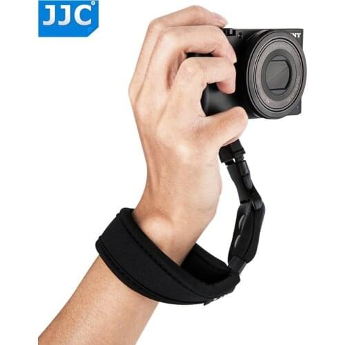 JJC Mirrorless Camera Wrist Strap for Canon EOS M100 M6 Sony ZV-1 A7RIII A6300 A6000 Fujifilm GFX 50S Hand Belt Holder