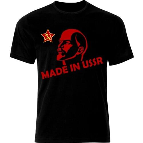 UDSSR USSR CCCP Russia Solviet Union Lenin Communism T-Shirt. Summer Cotton Short Sleeve O-Neck Mens T Shirt New S-3XL