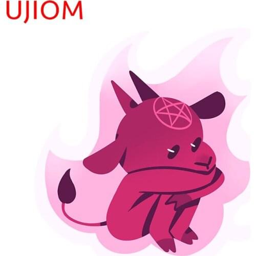 UJIOM Depressed Demon Bedroom Accessories Living Room Decor Wall Stickers Waterproof Waterproof Kitchen Decor Poster Decals