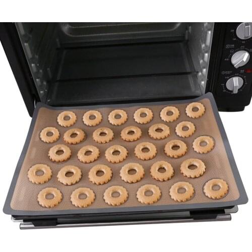 1 Pcs Silicone Macaron Baking Mat Non Stick Bakery Sheets Baking Tools Non-stick surface H99F