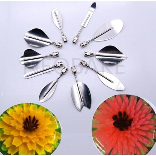 10 PCS/SET Flowers Leaves 3D Jelly Art Tools Cake Jello art Gelatin Tools pudding nozzle