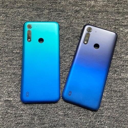 10/pcs 6.5" For Motorola Moto G8 Power Lite XT2055-1-2 Back Battery Cover Housing Rear Door Case High Quality Replacement