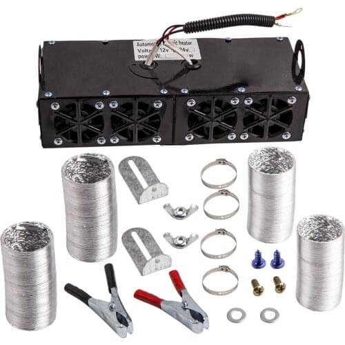 12V 150W 300W Adjustable Car Heater 4 Hole Car Auto Defroster Demister Universal