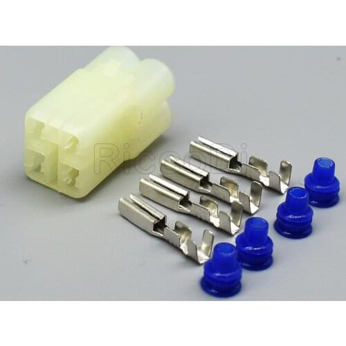 15Sets 4 Pin Waterproof Auto Connector HM .090 Sumitomo Female Wire Plug 6187-4181