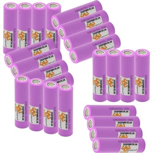 Russian Warehouse Fast delivery INR 18650 Battery 30Q li-ion batteries lithium 3000mah 3.7V 30A high drain 10C rechargeable