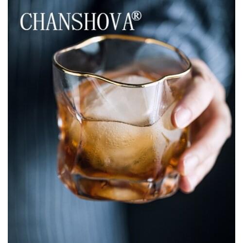 CHANSHOVA 260ml Personality brief glass teacup cups coffee mug Wine glass H703