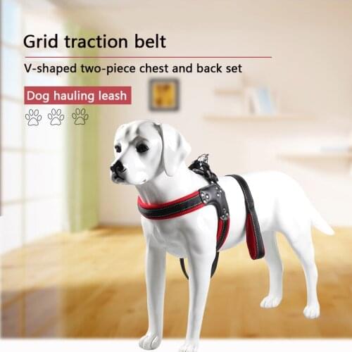 NEW Breathable Mesh Dog Harness Leash With Adjustable Straps Pet Harness With Car Automotive Seat Safety Belt Dog Chest Straps