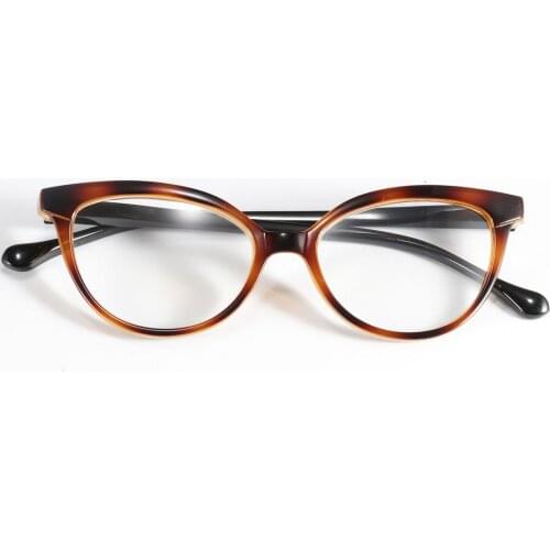 Cat Eye Reading Glasses Women Eyewear for Read Close Eye Optical Prescription Eyewear for Female