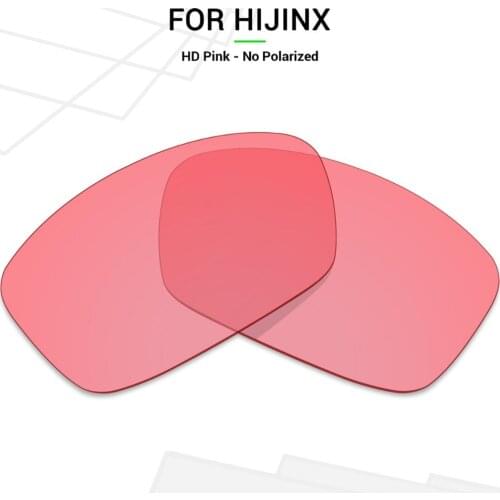 Mryok Replacement Lenses for-Oakley Hijinx Sunglasses HD Pink