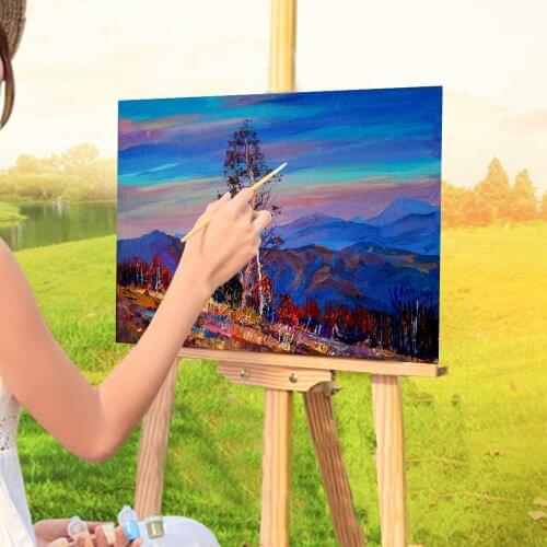 Landscape Autumn Evening DIY Paint By Numbers Package Oil Paints 40*50 Oil Painting Handmade Crafts Adults Wall Handicraft