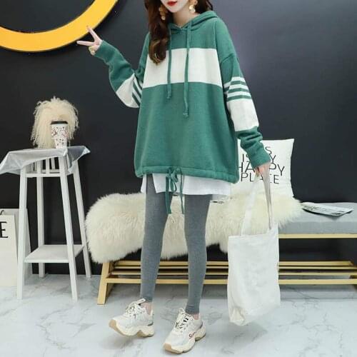 Hooded Pullover Sweater Female Lazy Wind Wear Autumn And Winter 2020 New Korean Version Of The Loose Net Red Sweater Jacket