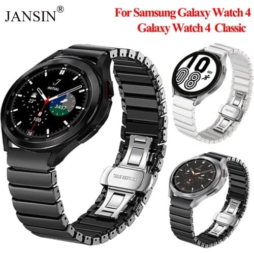 For Samsung Watch 4 Strap Ceramic Bracelet For Samsung Galaxy Watch 4 40mm 44mm/Galaxy watch 4 Classic 46mm 42mm Correa Strap