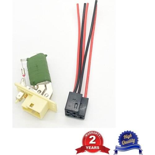 Heater Blower Fan Resistor and Wire connector harness for Vauxhall Astra, Calibra, Cavalier, Vectra, Saab 90383817