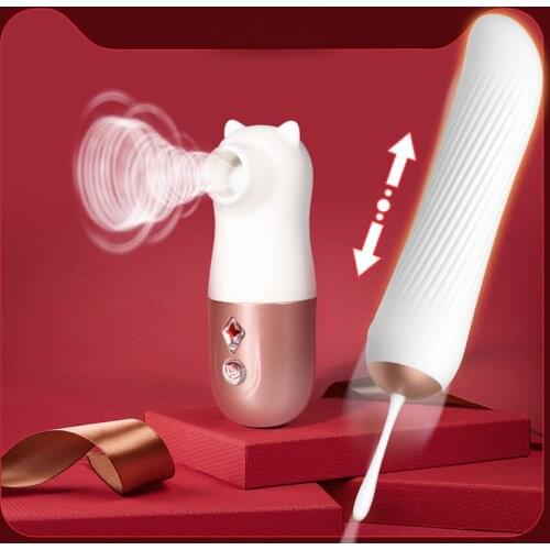 Winnie Sucking Heating Vibrator Clitoris Stimulator Sex Toys For Women Wireless Remote Control Vibrating Egg Sucker Erotic Toys