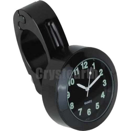 Universal Motorcycle Clock Waterproof Handlebar Clock Motorbike 7/8" 1" Handlebar Mount Clock For Honda Yamaha Suzuki Harley