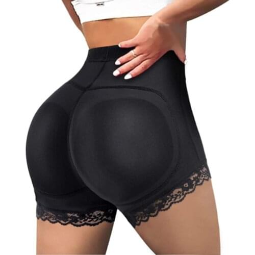Women Body Shaper Padded Butt Lifter Panty Butt Hip Enhancer Fake Hip Shapwear Briefs Push Up Panties Booty Shorts