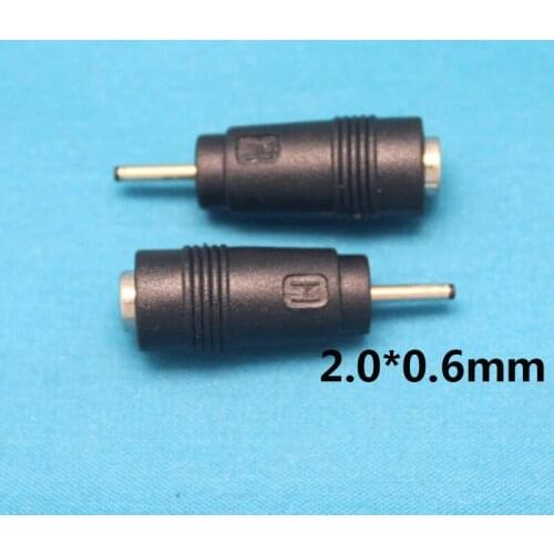 10pcs DC Jack Power adapter DC5521 head to 2006 Connector Plug 5.5*2.1mm mother female to 2.0*0.6mm Male DC DC converter head