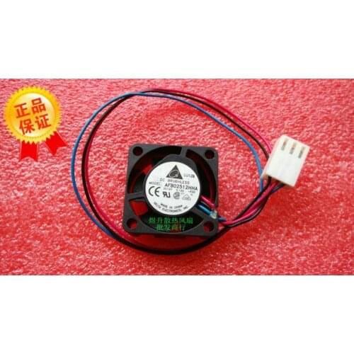 2 pieces/lot Delta 2.5cm 2510 AFB02512HHA 25*25*10MM DC 12V 0.12A 3-wire Miniature Heat Dissipation Cooling Fan