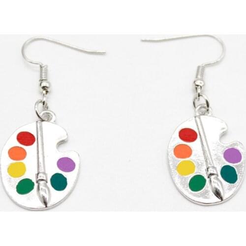 2020 New Fashion Pop Artist Drawing Board Pen Artist Ladies Earrings Fashion Earrings