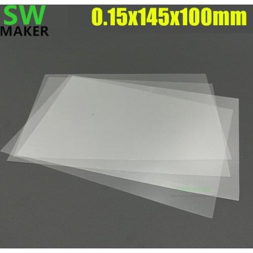 4pcs 145x100x0.15mm Anycubic Photon Zero 3D Printer FEP Sheet FEP Film 0.15mm thickness