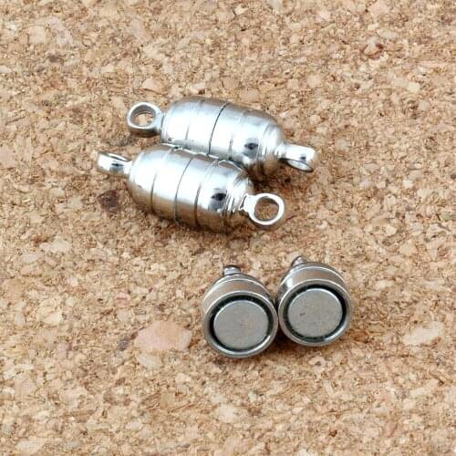 50sets 15.5*5.5MM Powerful Magnetic Magnet Necklace Clasps For Necklace Jewelry DIY L-1