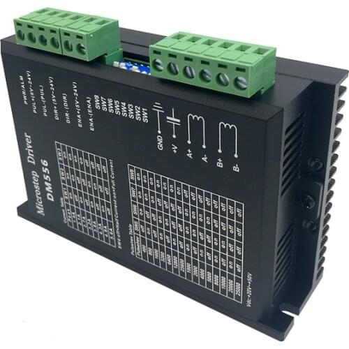 Stepper motor driver DM556 2 phase 42/57 Stepping Motor Controller 24V-50V NEMA23 NEMA34