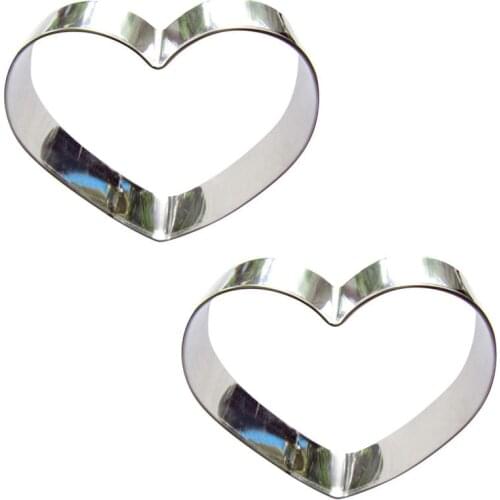 Big Heart shape 2 piece biscuit cutting molds, baking tools, cake decorating soft candy tools