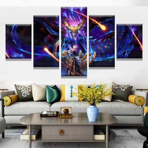 Aurelion Sol (league of Legends) Game Poster Wall Art Paintings for Home Decor-Unframed art canvas prints