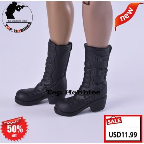 Toys & Hobbies Action & Toy Figures Action Figure Anime KUMIK 1/6 Scale Accessories Female Fashion Middle Tube Boots F 12“ Body