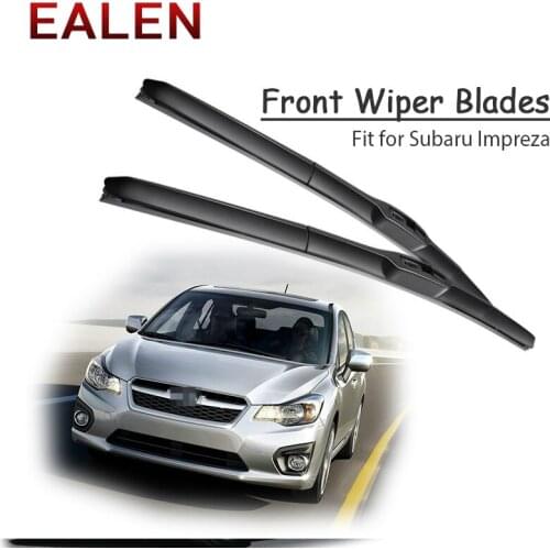 EALEN For Subaru Impreza 2018 2017 2016 2015 2014-2000 Windscreen Wiper Accessories 1Set Rubber Car Front Wiper Blade Kit