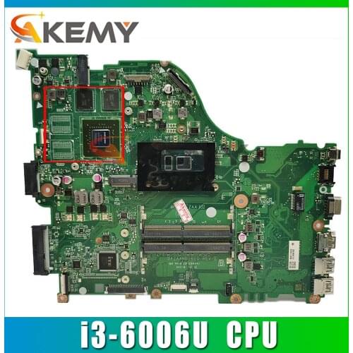 Akemy Laptop Mainboard For ACER Aspire E5-575 i3-6006U Motherboard DAZAAMB16E0 SR2UW N16S-GT1-KB-A2 DDR4