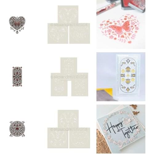 Retro style flower series Metal Cutting Dies and stamps DIY Scrapbooking Card Stencil Paper Card Handmade Album Stamp Die Sheets