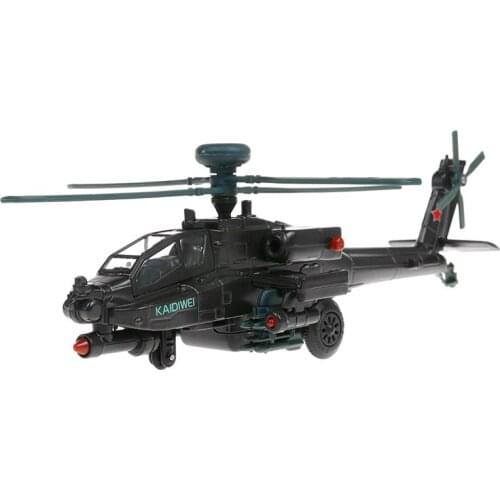 KAIDIWEI 1:64 Helicopter Airplane Fighter alloy model with sound and light