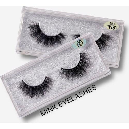 Fashion 3D Mink Hair Eyelashes Set Full Strip Lashes Hand Made Makeup Lashes Natural Long Lasting Extension Soft False Eyelashes