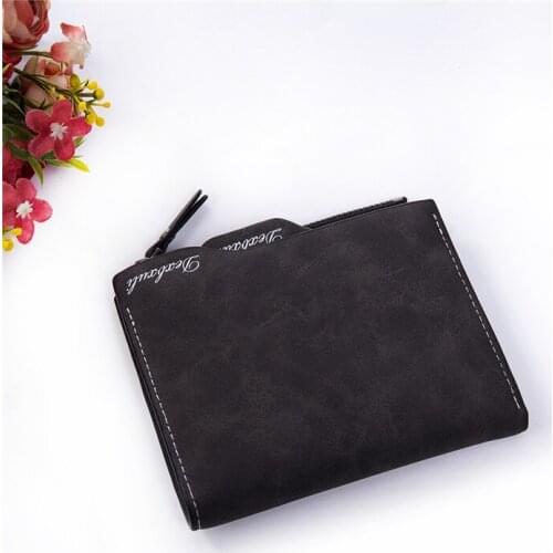 Mens Leather PU Wallet Fashion and Simplicity Bifold Short Zipper Wallets Coin Pouch