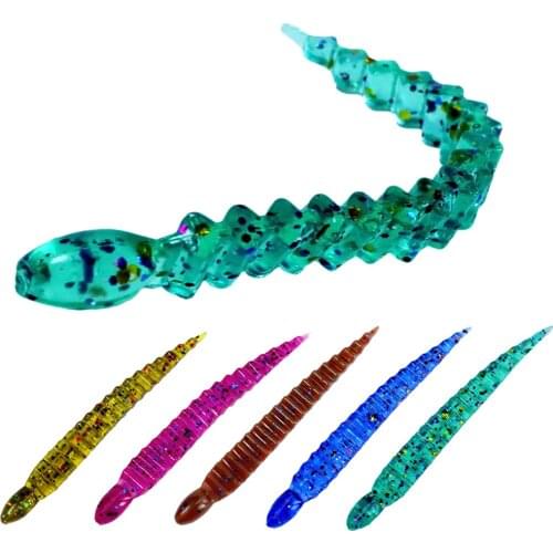 New 10pcs/lot 7.5cm 1.3g PVC soft bait Soft Lures Silicone Bait Goods For Fishing Sea Fishing Pva Swimbait Wobblers