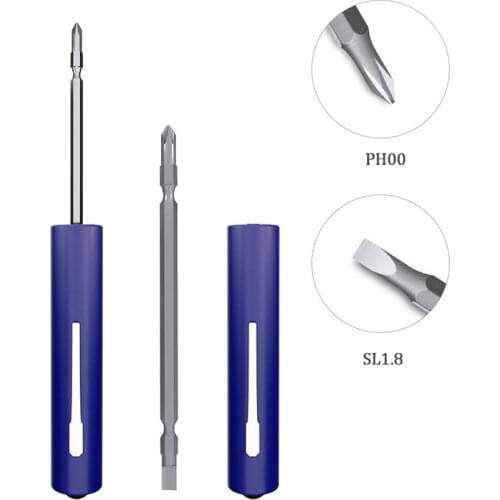 MAIYUE Pocket Portable Keychain Screwdrivers Tool Flathead and Phillips Key Screwdriver Kit Repair Tools Set