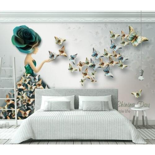 CJSIR Custom Papel De Parede 3D TV Mural Wallpaper for Living Room Decoration Bedroom Decor Photo Mural Wall Painting Decors