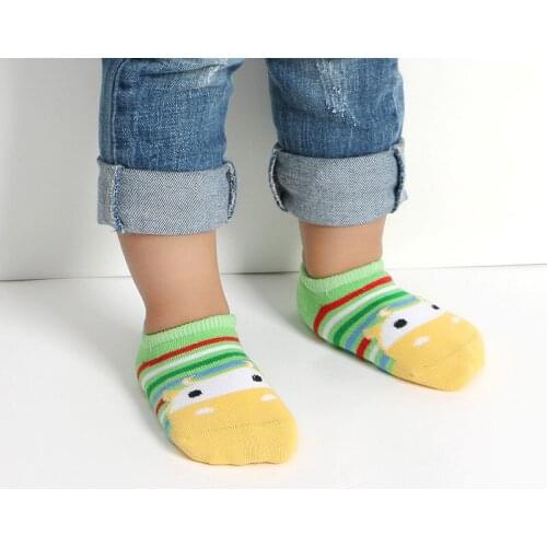 David angie Unisex Baby Socks Cotton Cartoon Animals Kids Boat Socks For Infant Spring Summer Ankle Socks 1-3 years old,1Y48232