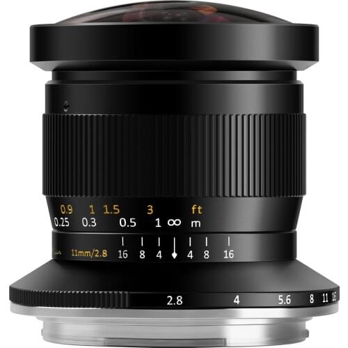 TTArtisan 11mm F2.8 Full Fame Fisheye Lens for Sony A7c A7m3/ Nikon Z6|| Z7|| Zfc / Canon/ Sigma FP/Fuji GFX 50s 50R 100s