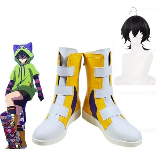 SK8 the Infinity Miya Shinya Cosplay Shoes Boots Halloween Costume Cosplay Accessories Cosplay women men shoes