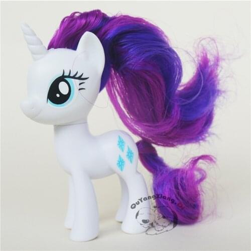 P8-031 Action Figures 8cm Little Cute Horse Model Doll smile Rarity Anime Toys for Children